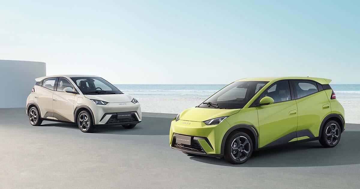 BYD Dolphin Mini em imagem oficial da BYD Brasil